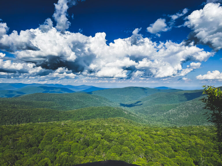 Clouds over the valley in Neversink, NY, US - Photography by Som Prasad